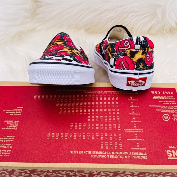 Vans Classic Slip-On Rose Checkerboard - Picture 6 of 7